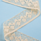 OEM Crochet Ribbon Cotton Lace Border With Flower Width 5cm