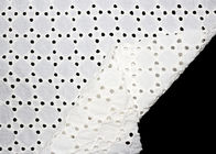 Allover Swiss Eyelet Cotton Embroidery Lace Fabric With 100% Original Cotton Yarn
