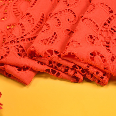 Embroidery Guipure African Lace Milk Silk Net Tulle Cord Lace Fabrics