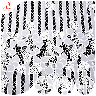 Broderie Afrikanische Spitzenstoffe für Party & Hochzeit Nigerianische Spitzenstoffe Milch Seiden Spitzenstoffe